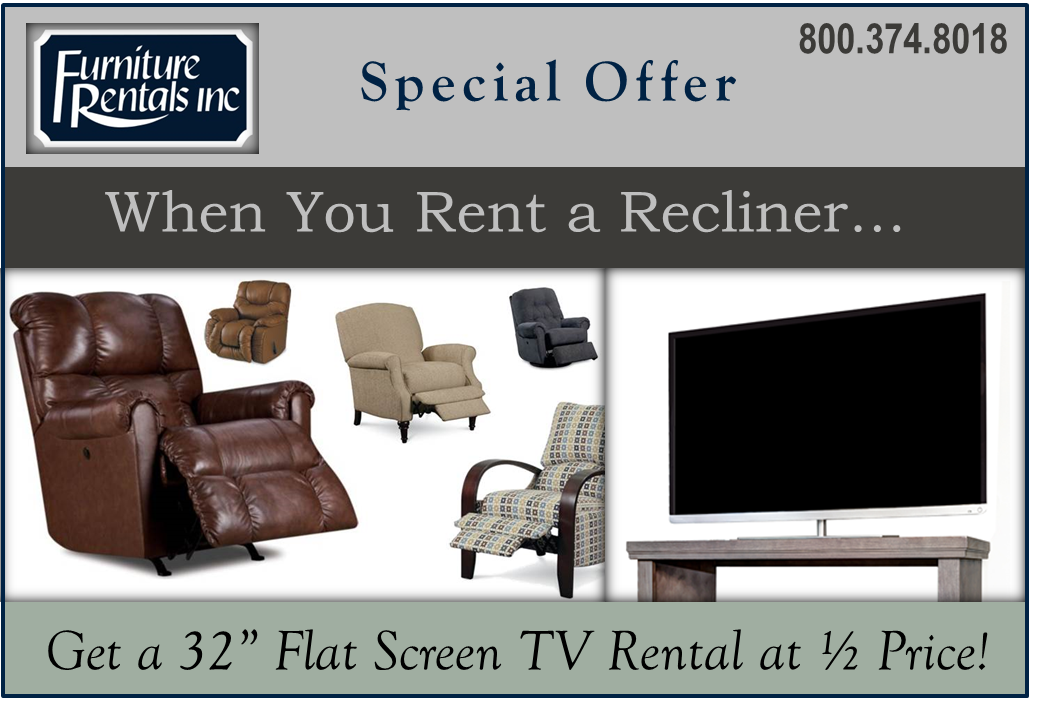 Flat Screen TV Rentals | Recliner Rentals