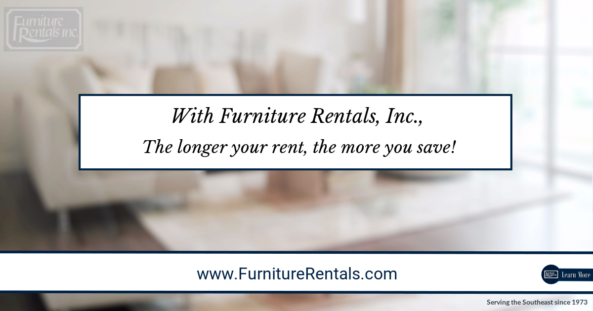 Furniture Rental Discounts - Free Delivery