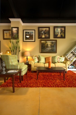 Home Staging with Bright Colored Furniture