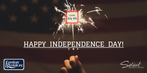 Happy Independence Day from Furniture Rentals, Inc.