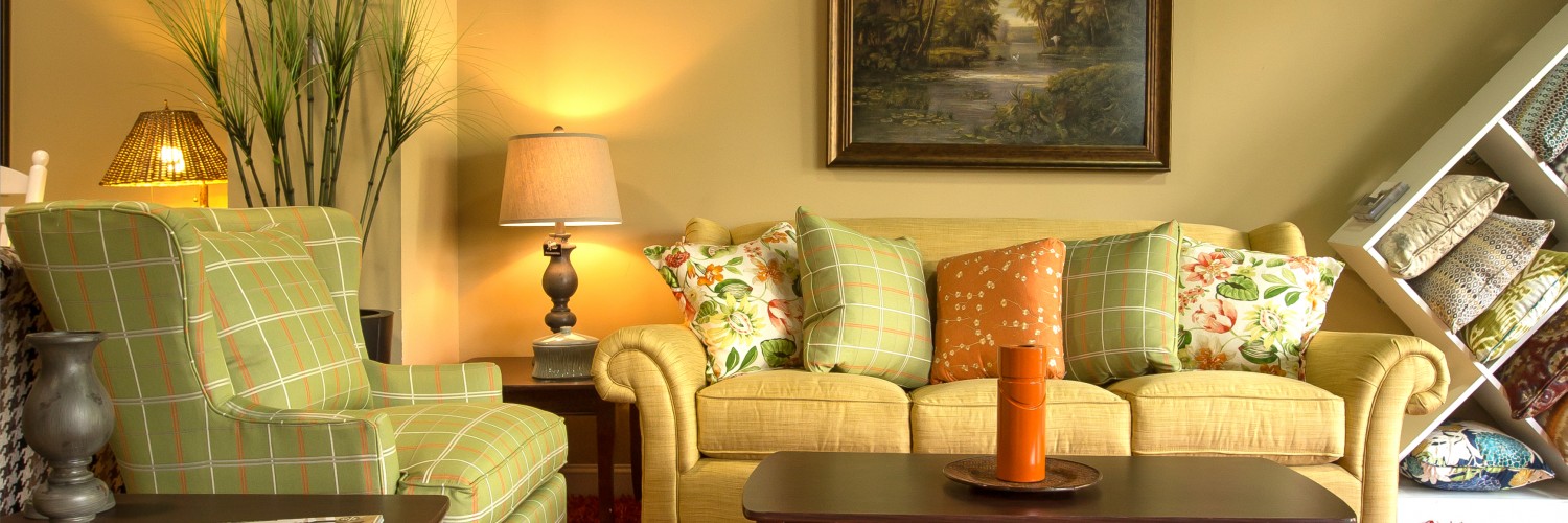 Home Staging with Bright Colored Furniture