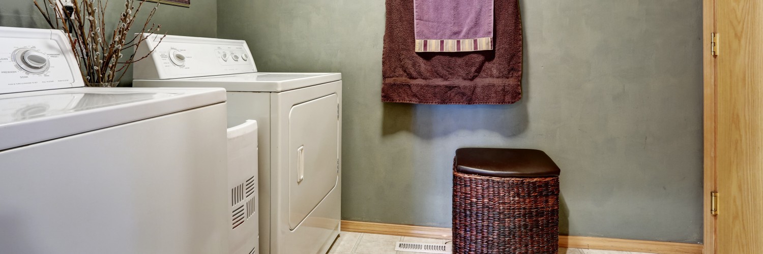 Fully Equipped Apartment Laundry Rooms 